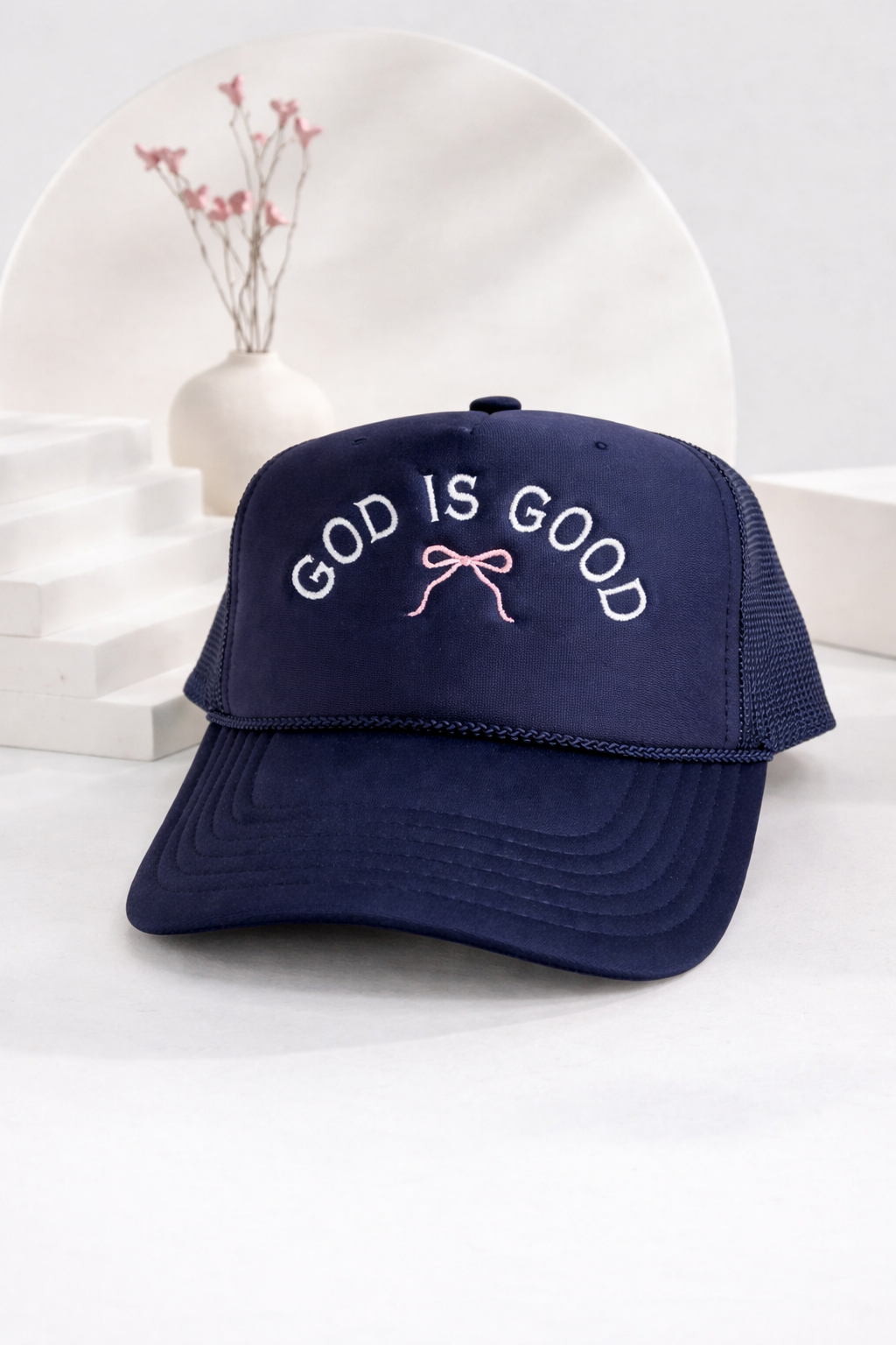 God Is Good Trucker Hat